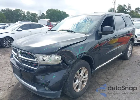 2013 Dodge Durango Sxt из США, поврежденный, VIN 1C4RDJAG4DC658776